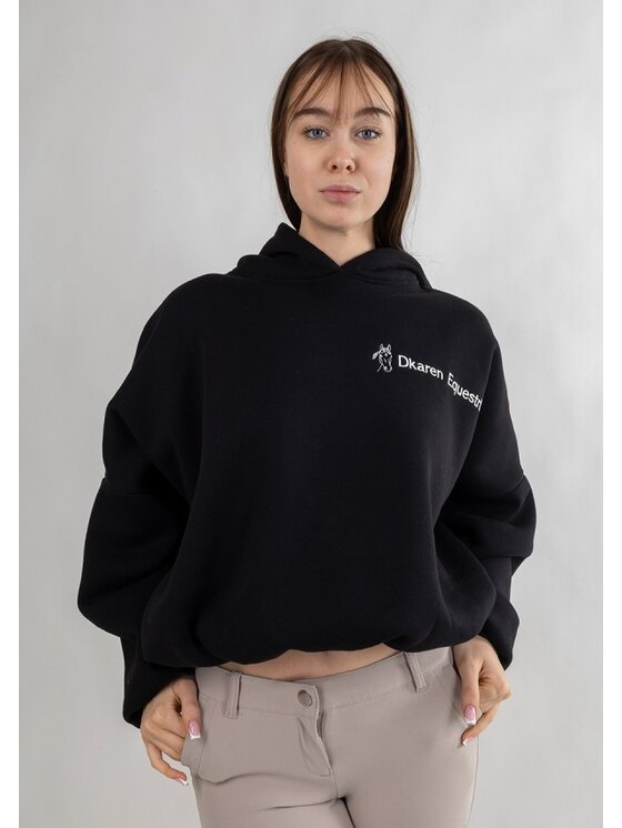 DKaren Sport DKaren Sport Bluza Eq27 Czarny Classic Fit