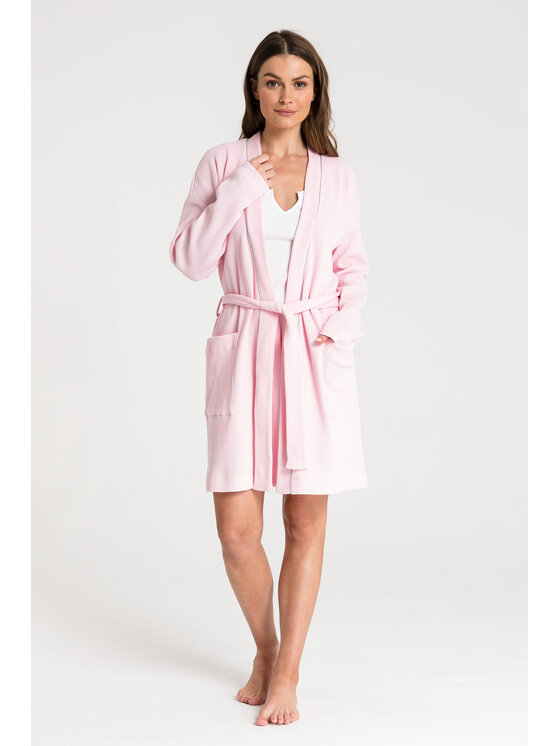 LaLupa LaLupa Szlafrok LA078 Różowy Comfortable Fit