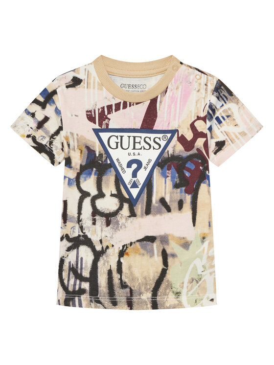 Guess Guess T-Shirt N5YI04 K8HM4 Barevná Regular Fit