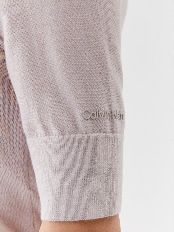 Calvin Klein Calvin Klein Úpletové šaty K20K205751 Béžová Regular Fit