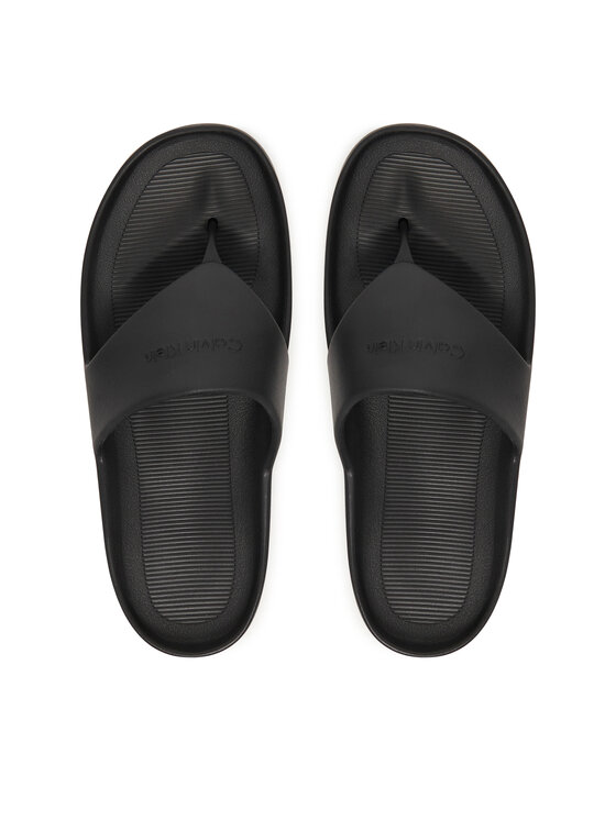 Calvin Klein Calvin Klein Čības uz pirksta One Piece Eva Flip Flop Thong HW0HW02957 Melns