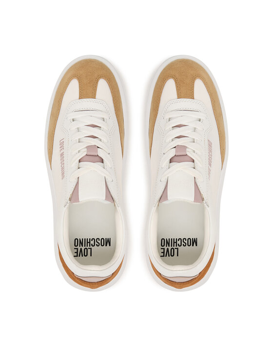 LOVE MOSCHINO LOVE MOSCHINO Sneakersy JA15215G1PINH10C Biela