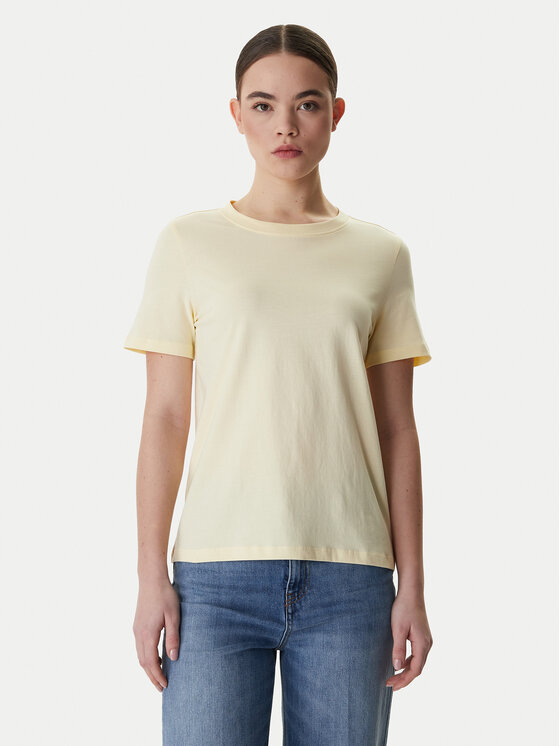 Vero Moda Vero Moda T-Shirt Paulina 10316991 Žlutá Regular Fit
