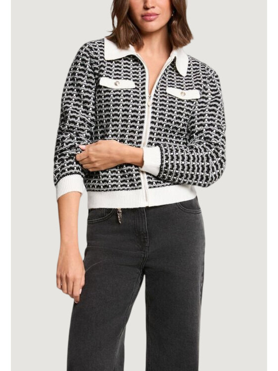Morgan De Toi Morgan De Toi Cardigan 261-MLILIAN Nero Casual Fit