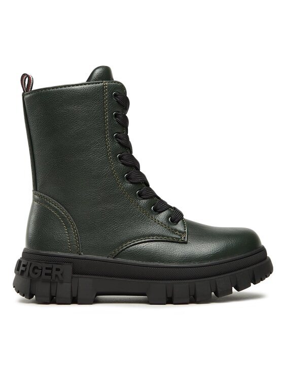 Tommy Hilfiger Tommy Hilfiger Μπότες T3A5-33057-1355406 M Πράσινο