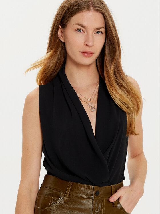 Tory Burch Tory Burch Ogrlica Miller Pave Layered 163733 Zlatna