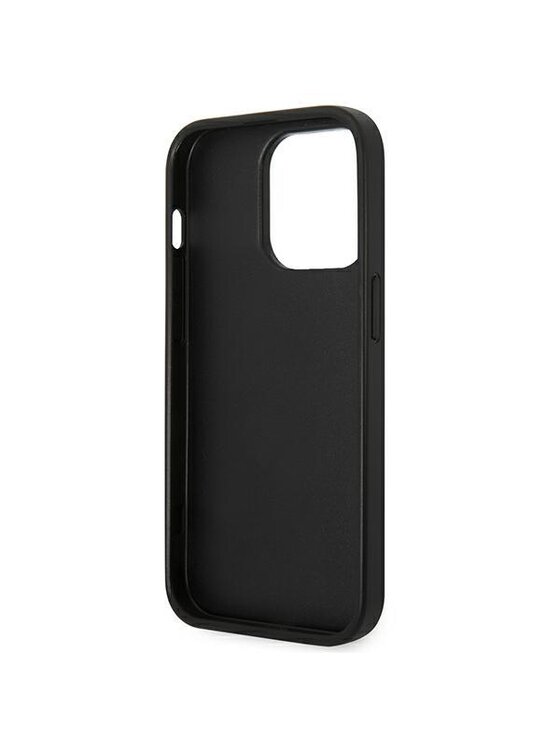 KARL LAGERFELD KARL LAGERFELD Etui na telefon Saffiano Patch Srebrny
