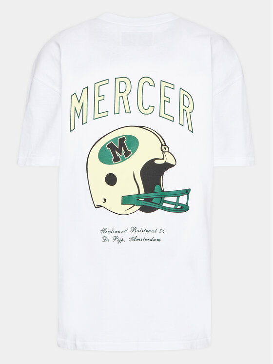 Mercer Amsterdam Mercer Amsterdam Тишърт Unisex The Rugby MEAP231020 Бял Regular Fit