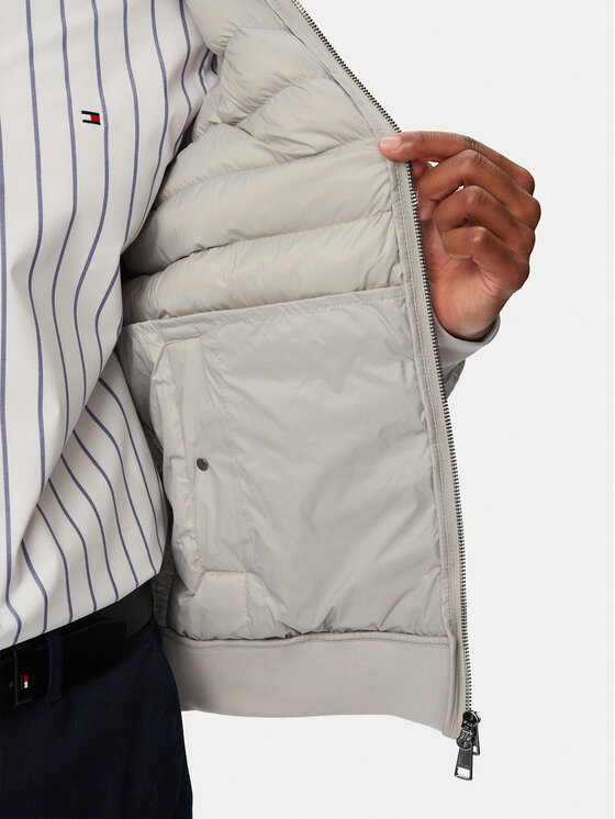 Tommy Hilfiger Tommy Hilfiger Преходно яке Mix Media Ess MW0MW41329 Светлосив Regular Fit