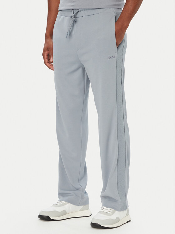 BOSS BOSS Долнище анцуг Union Tape Hurley 50564110 Сив Regular Fit