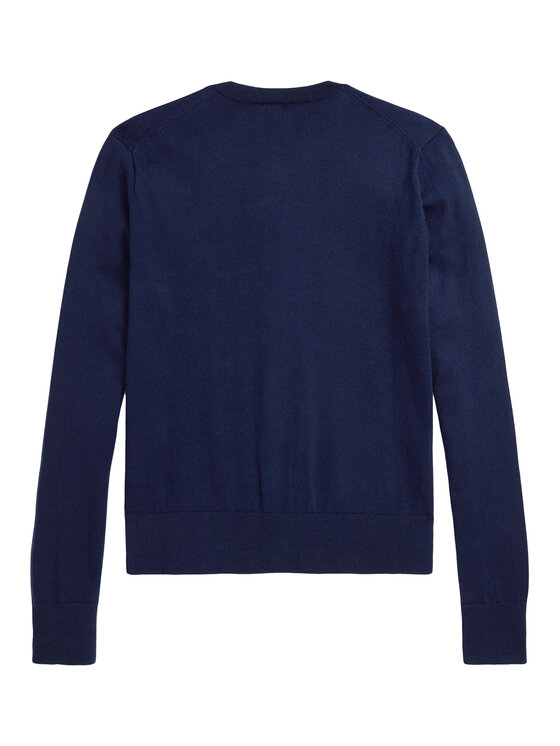 Polo Ralph Lauren Polo Ralph Lauren Kardigán 211971871004 Sötétkék Slim Fit