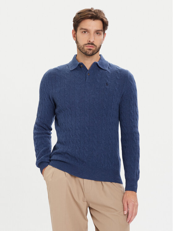 Polo Ralph Lauren Sveter 710974165003 Tmavomodrá Regular Fit