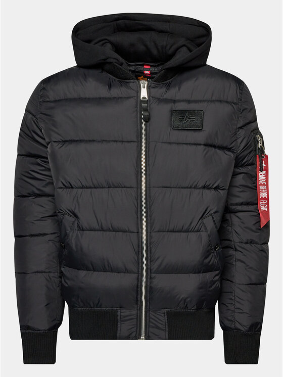 Alpha Industries Alpha Industries Zimní bunda Ma-1 ZH Back Print 118107 Černá Regular Fit
