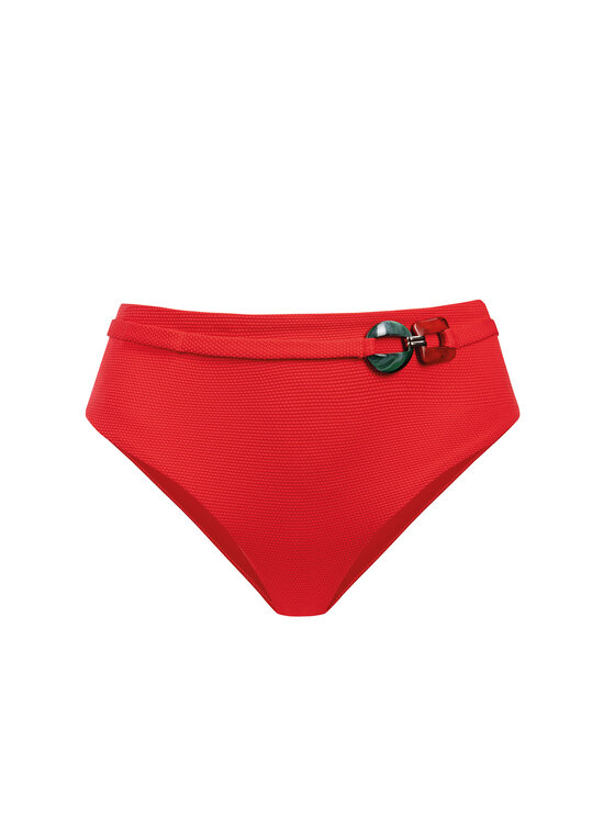 Feba Feba Dół od bikini FD164E Czerwony