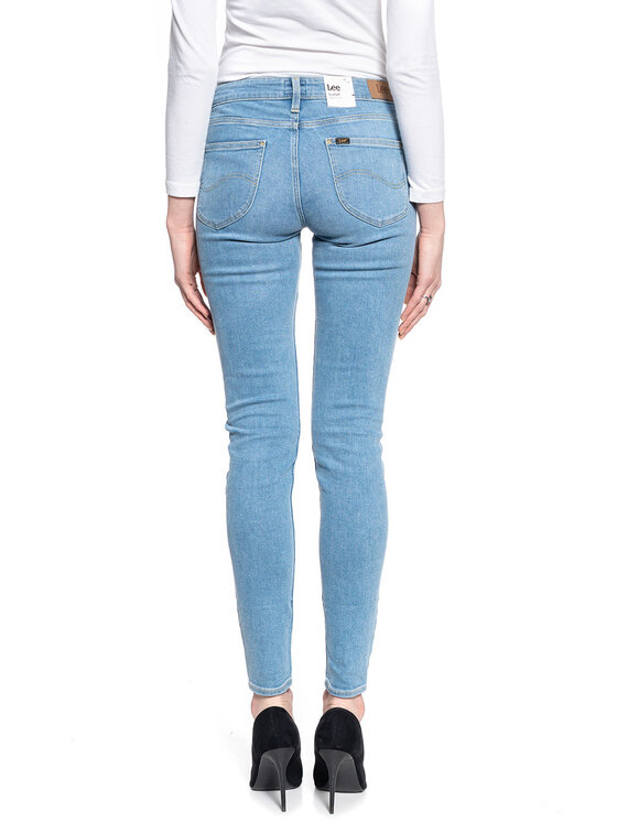 Lee Lee Jeansy SCARLETT Niebieski Skinny Fit