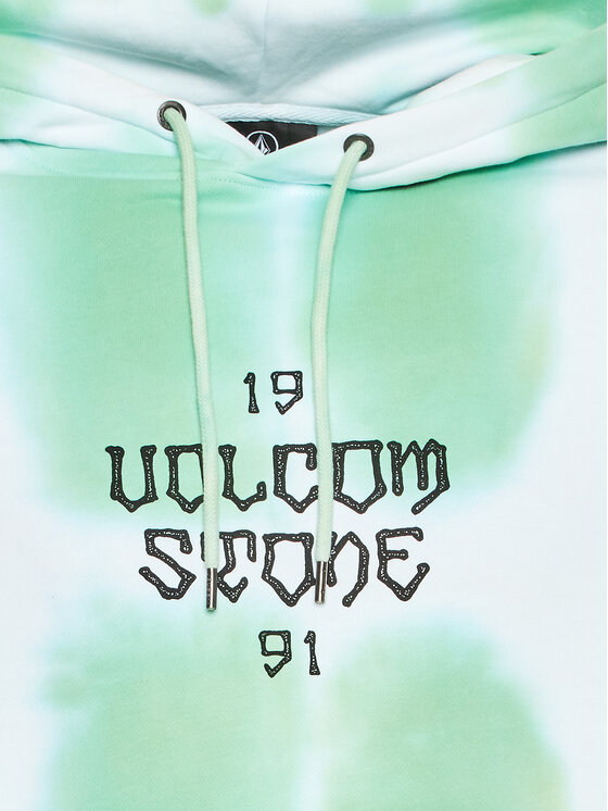 Volcom Volcom Felpa Trippin Dye A4112306 Verde Loose Fit