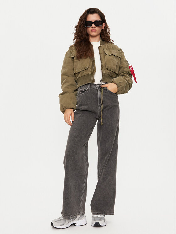 Alpha Industries Alpha Industries Μπόμπερ μπουφάν 148008 Χακί Regular Fit