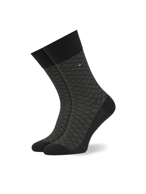 Tommy Hilfiger Tommy Hilfiger Дълги чорапи 701235373 Черен