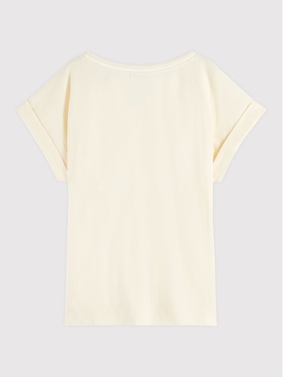 Scotch & Soda Scotch & Soda T-Shirt 167883 Μπεζ Regular Fit