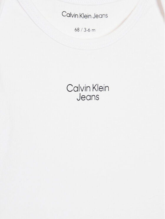 Calvin Klein Jeans Calvin Klein Jeans Σετ 2 κορμάκια παιδικά Stack Logo IN0IN00013 Έγχρωμο Regular Fit