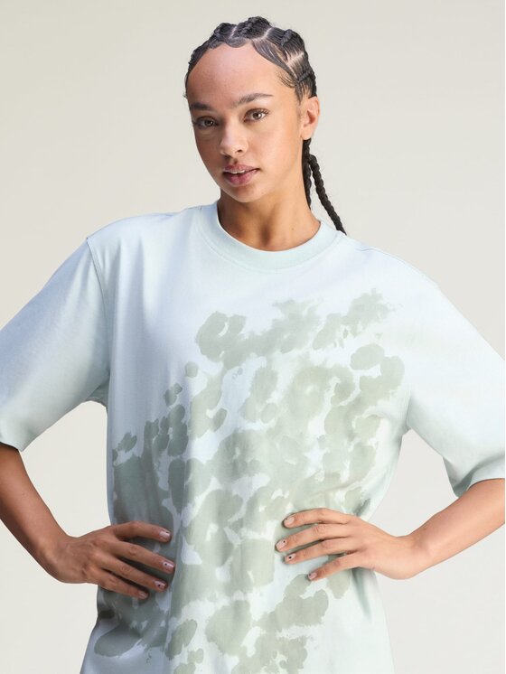 adidas by Stella McCartney adidas by Stella McCartney Koszulka techniczna by Stella McCartney Graphic Tee Zielony Loose Fit