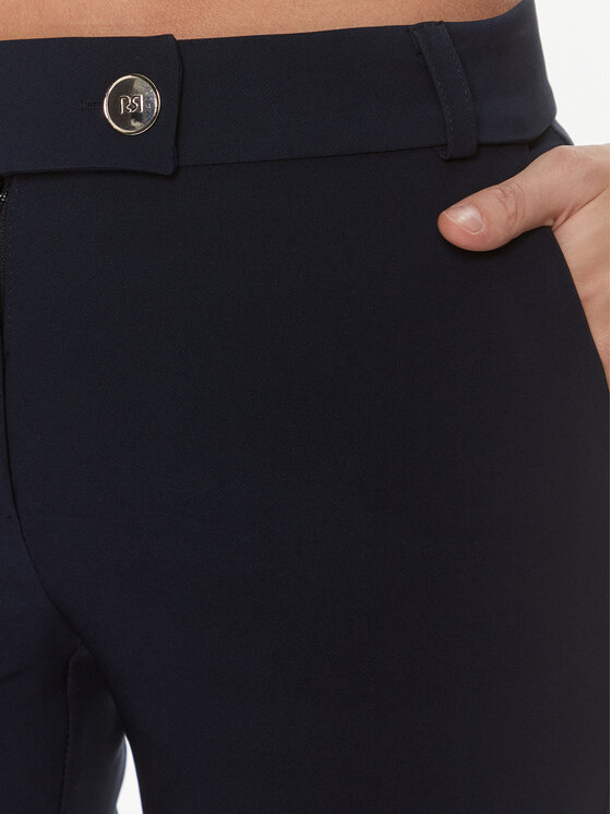 Rinascimento Rinascimento Текстилни панталони CFC0117747003 Тъмносин Regular Fit