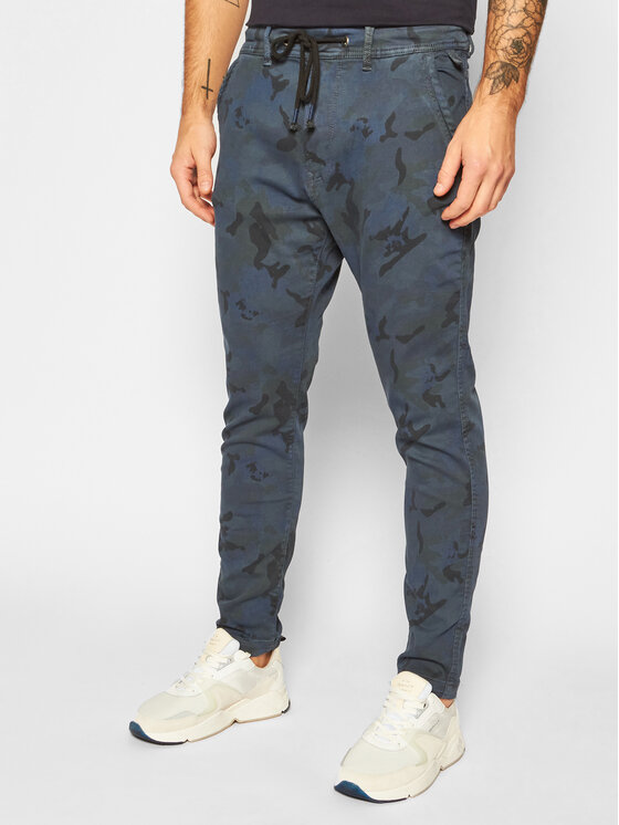 Pepe Jeans Pepe Jeans Joggers GYMDIGO Johnson Knit PM211367 Bleumarin Relaxed Fit