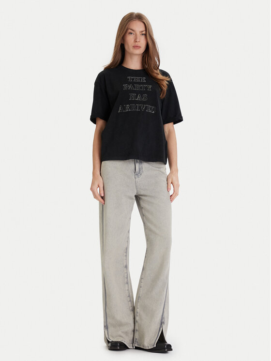 BOSS BOSS Tricou C_Evi_11 50549195 Negru Relaxed Fit