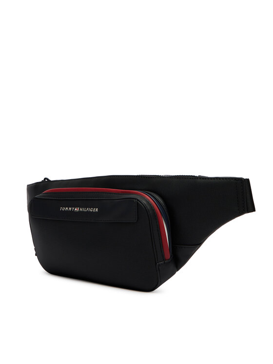 Tommy Hilfiger Tommy Hilfiger Ľadvinka Th Foundation Bumbag AM0AM14159 Čierna