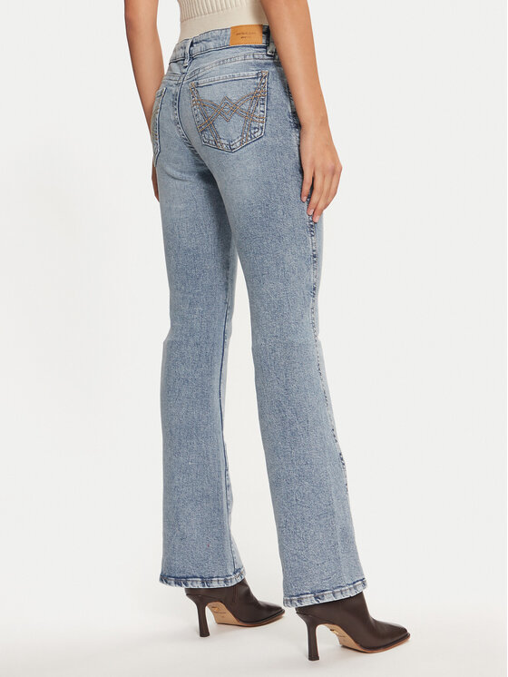 Gina Tricot Gina Tricot Jeansy 22839 Modrá Flare Fit