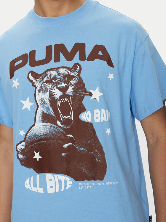 Puma Puma Tricou All Bite 630466 Albastru Regular Fit
