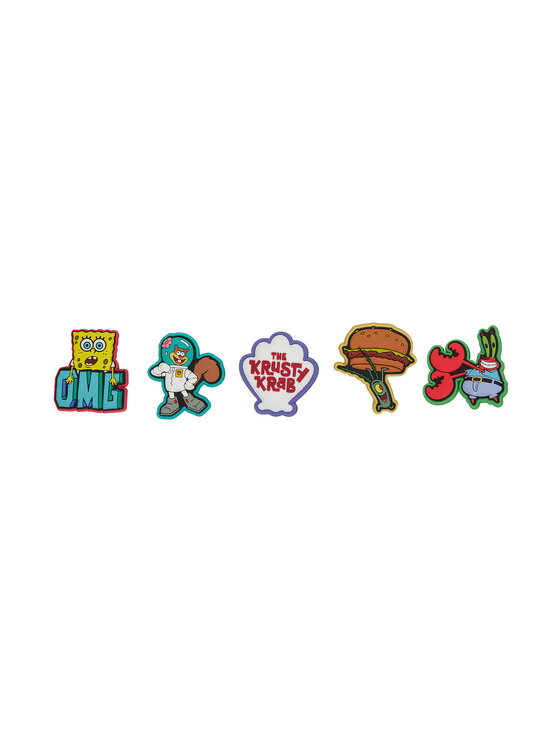Crocs Crocs Декорация за обувки Jibbitz Spongebob 5pck 10010012 Цветен