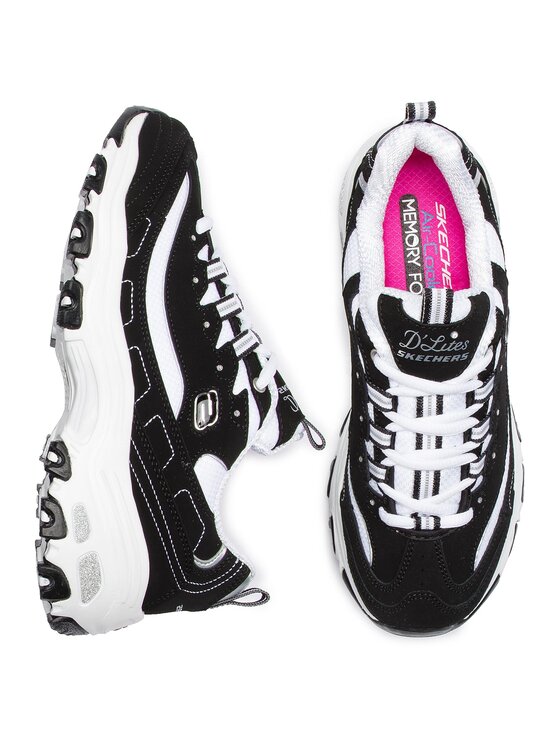 Skechers Skechers Снікерcи D'lites Biggest Fan 11930/BKW Чорний