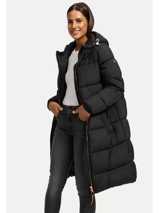 Marikoo Marikoo Kurtka zimowa Nomadiaa Czarny Casual Fit