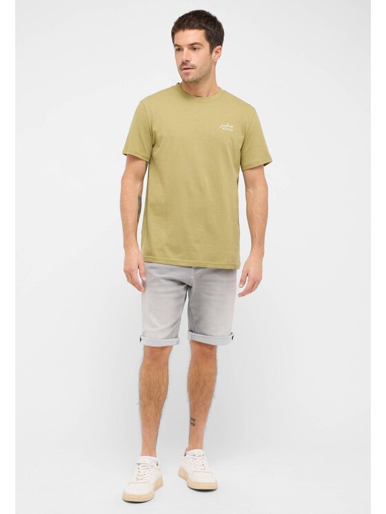 Mustang Mustang Pantaloncini di jeans Style Chicago Grigio Slim Fit