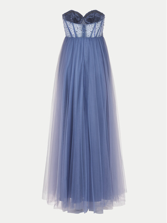 Hey Kyla Swing Abendkleid 5AH023HK Blau Slim Fit