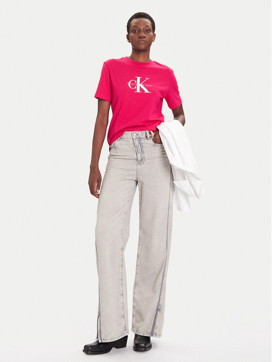 Calvin Klein Jeans Calvin Klein Jeans Тишърт Hero Classic LV047B865G Розов Regular Fit