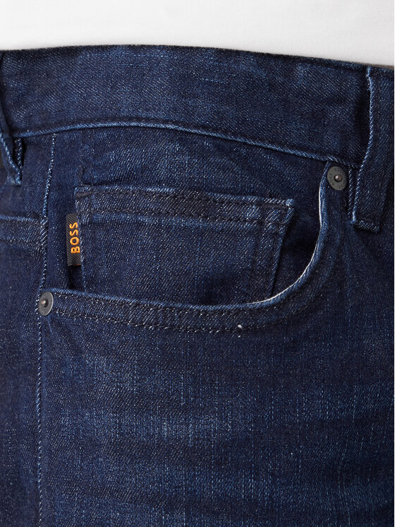 BOSS BOSS Jeansy Delaware 50553397 Tmavomodrá Slim Fit