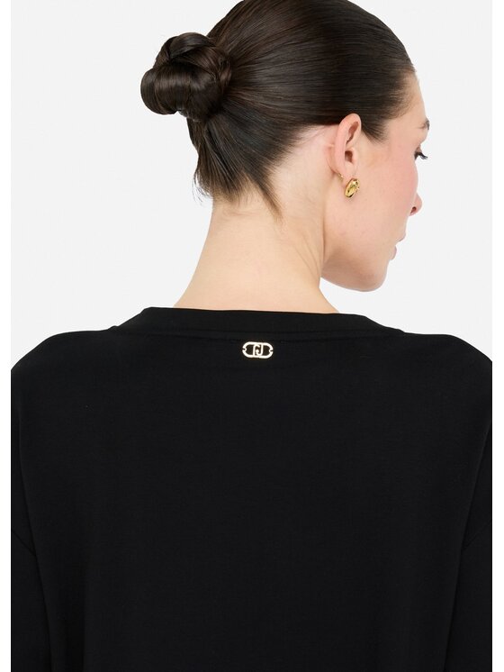 Liu Jo Liu Jo Felpa TF5154FS576R9932 Nero Regular Fit