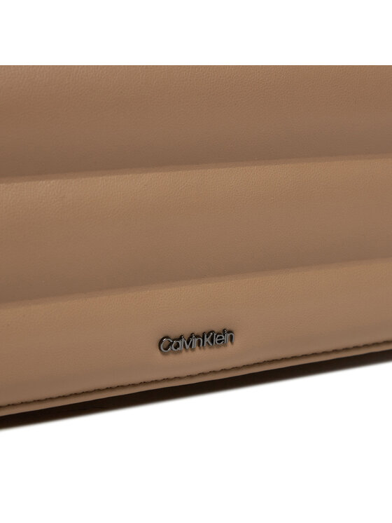 Calvin Klein Calvin Klein Дамска чанта Line Quilt Md Conv Shoulder Bag K60K612117 Кафяв