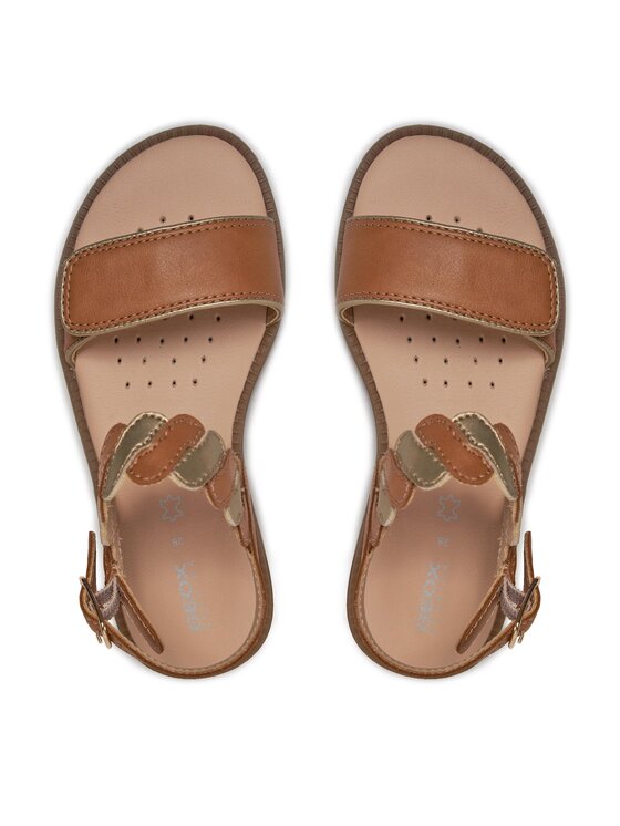Geox Geox Sandały J Sandal Karly Girl J4535G 054AJ C5B2U S Beżowy