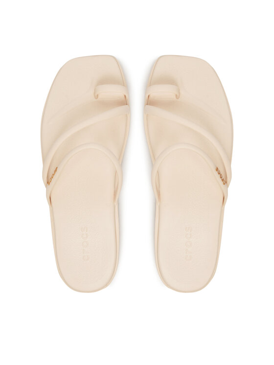 Crocs Crocs Japonki Miami Toe Loop 209862 Beżowy