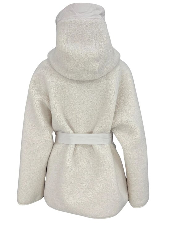 PINKO PINKO Płaszcz Capperi caban similmontone Biały Regular Fit