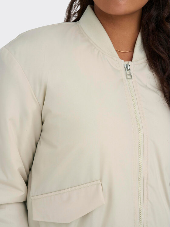 JDY JDY Kurtka bomber Dixie 15317122 Beżowy Regular Fit