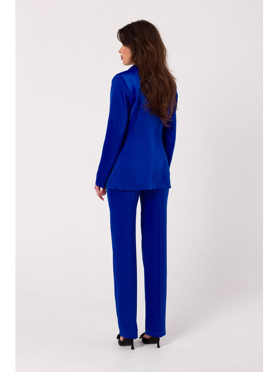 Makover Makover Sako K173 Modrá Modern Fit