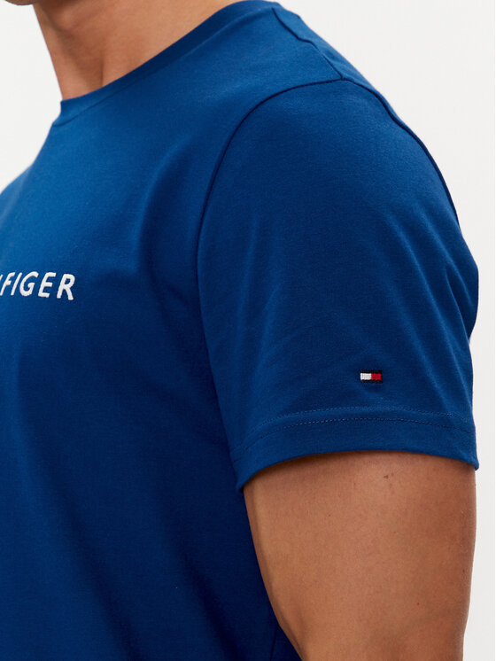 Tommy Hilfiger Tommy Hilfiger Tričko Logo MW0MW11797 Modrá Regular Fit