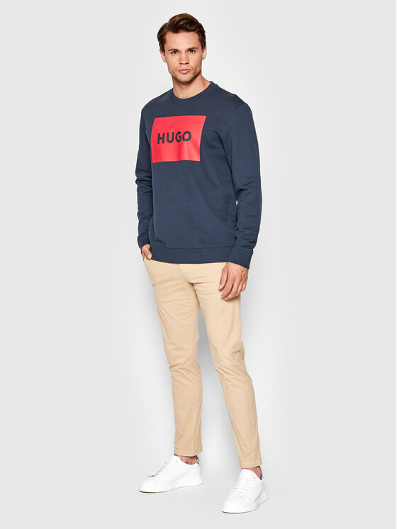 HUGO Hugo Sweatshirt Duragol222 50467944 Dunkelblau Regular Fit