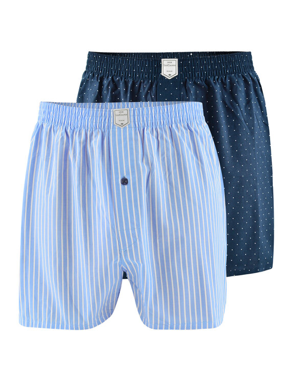 Lee Cooper Lee Cooper Bokserki BOX26-006 Niebieski