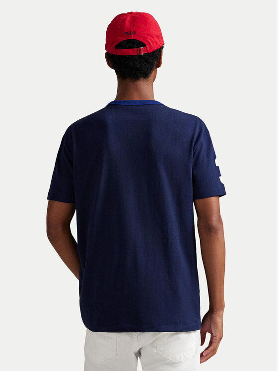 Polo Ralph Lauren Polo Ralph Lauren Marškinėliai 710981767003 Tamsiai mėlyna Regular Fit