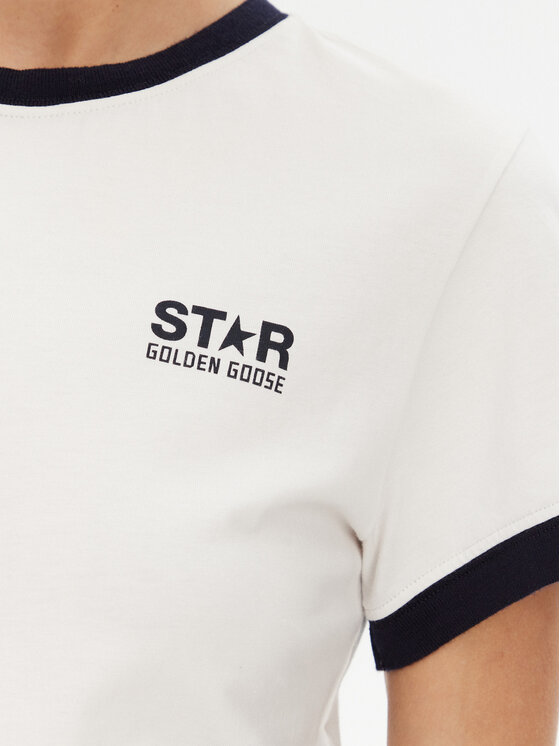Golden Goose Golden Goose T-Shirt GWP01846.P001489.11782 Λευκό Regular Fit
